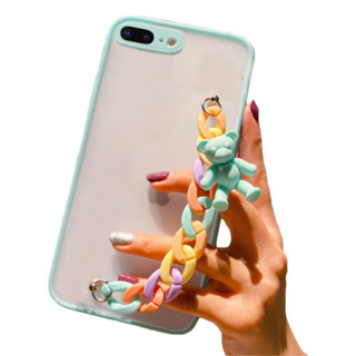 Imagen de PROTECTOR IPHONE 8 PLUS CORREA GREEN