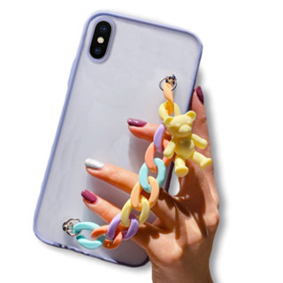 Imagen de PROTECTOR IPHONE X XS CORREA PURPLE
