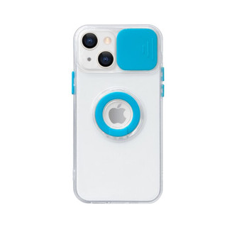 Imagen de PROTECTOR IPHONE 13 MINI RINGCAM CELESTE
