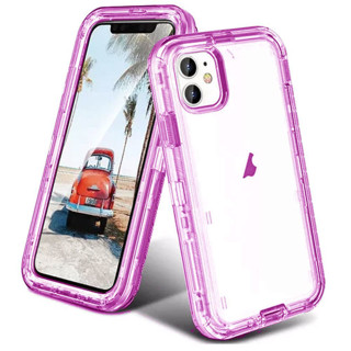 Imagen de PROTECTOR IPHONE 12 ROBOT 360 PINK