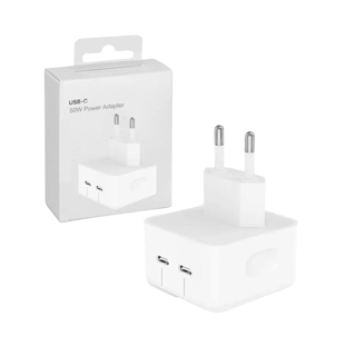 Imagen de ADAPTADOR GENERICO IPHONE TIPO C 50W DUAL PORT