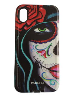 Imagen de Protector iPhone XR CALAVERA 3D RELIEF