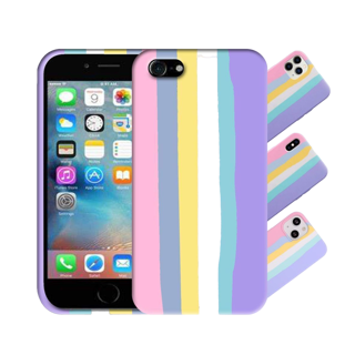 Imagen de PROTECTOR IPHONE 14 PRO SILICONA RAINBOW