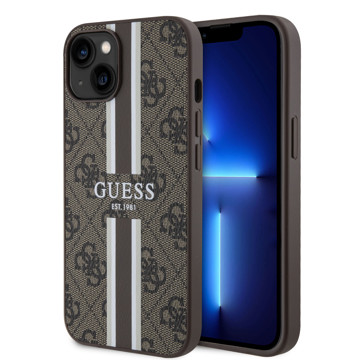 Imagen de GUESS IPHONE 15 STRIPES BROWN 6295
