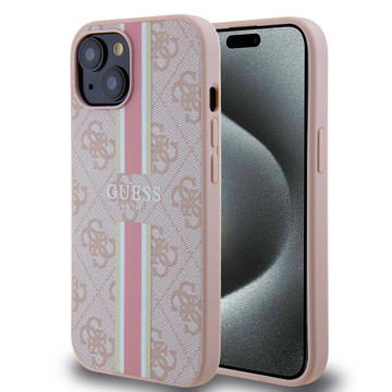Imagen de GUESS IPHONE 15 STRIPES PINK 6332