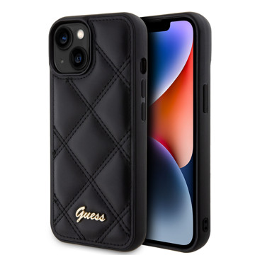 Imagen de GUESS IPHONE 15 PRO LEATHER BLACK 9628