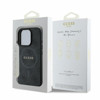 Imagen de GUESS IPHONE 16 PRO MAGSAFE PU LEATHER CASE COLORED RING AND CLASSIC LOGO BLACK 7224