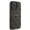 Imagen de GUESS IPHONE 16 PRO  MAGSAFE PU LEATHER CASE COLORED RING AND CLASSIC LOGO BROWN 7262