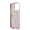 Imagen de GUESS IPHONE 16 PRO MAGSAFE GRAINED CASE WITH FLOWER CHARM WRIST STRAP AND METAL CLASSIC LOGO PINK 4039