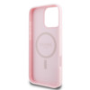 Imagen de GUESS IPHONE 16 PRO MAX MAGSAFE GRAINED CASE WITH GOLD RING AND METAL CLASSIC LOGO PINK 3983