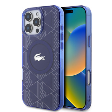 Imagen de LACOSTE IPHONE 16 PRO MAX MAGSAFE MONOGRAM NAVY 1313