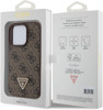 Imagen de GUESS IPHONE 15 PRO MAX METAL LOGO TRIANGLE STRAS BROWN 6412