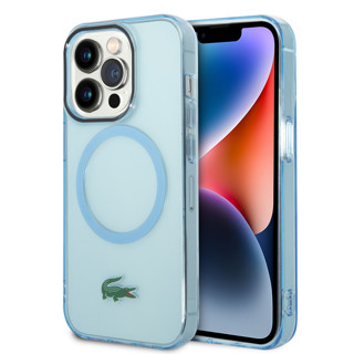Imagen de LACOSTE IPHONE 15 PRO MAX MAGSAFE CELESTE TRANSLUCIDO 4143