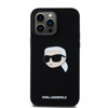 Imagen de KARL LAGERFELD IPHONE 14 PRO MAX MAGSAFE SILICONE CASE HEAD BLACK 7118