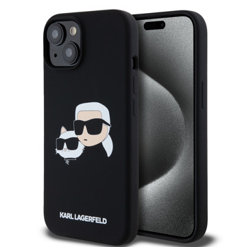 Imagen de KARL LAGERFELD IPHONE 15 MAGSAFE HEADS BLACK 6708