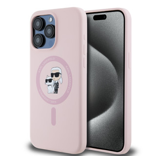 Imagen de KARL LAGERFELD IPHONE 15 PRO MAX MAGSAFE SILICONE CASE KARL AND CHOUPETTE 4490