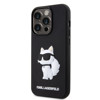 Imagen de KARL LAGERFELD IPHONE 15 PRO MAX RUBBER CASE CHOUPETTE BLACK 1202