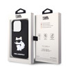 Imagen de KARL LAGERFELD IPHONE 15 PRO MAX RUBBER CASE CHOUPETTE BLACK 1202