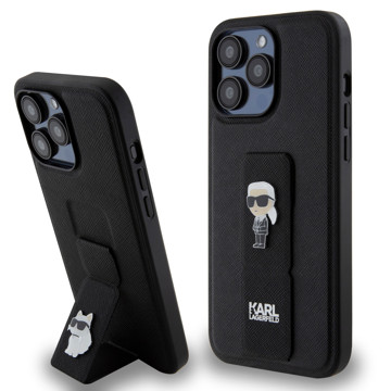 Imagen de KARL LAGERFELD IPHONE 15 PRO MAX GRIP CHOUPETTE BLACK 7465