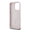 Imagen de KARL LAGERFELD IPHONE 16 PRO MAGSAFE LIQUID SILICONE CASE KARL AND CHOUPETTE HEADS PINK 8789