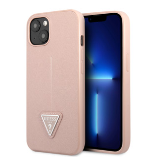 Imagen de GUESS IPHONE 14 STAMP LINE TRIANGLE PINK 5485
