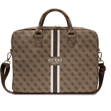 Imagen de GUESS COMPUTER BAG 15/16" PRINTED STRIPES BROWN 9539
