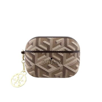 Imagen de GUESS AIRPODS PRO CASE LOGO CUBE BROWN 1162