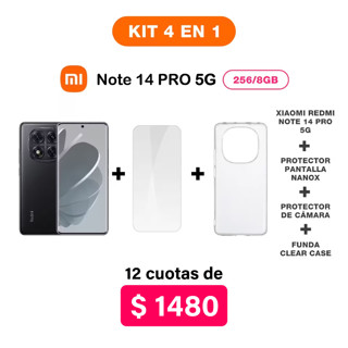 Imagen de Promo Pack Xiaomi Note 14 Pro 5G de 256/8GB + Accesorios