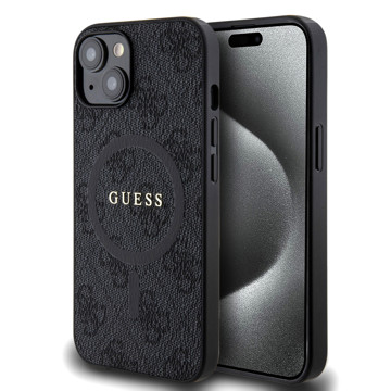 Imagen de GUESS IPHONE 13 14 MAGSAFE BLACK GOLD 6282