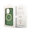Imagen de GUESS IPHONE 15 PRO MAX MAGSAFE GREEN GOLD 6882