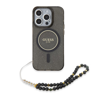 Imagen de GUESS IPHONE 15 PRO MAX MAGSAFE NEGRO GLITTER CORREA 8098