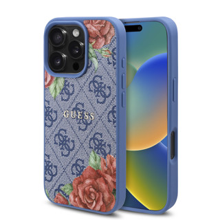 Imagen de GUESS IPHONE 16 PRO MAG FLOWER BLUE 0413