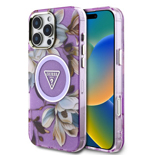Imagen de GUESS IPHONE 16 PRO MAX MAGSAFE FLOWER PURPLE 0993