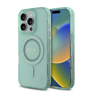 Imagen de GUESS IPHONE 16 PRO MAX MAGSAFE RHINESTONE GREEN 5932