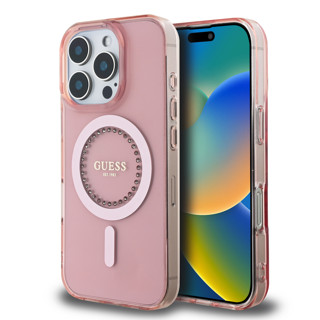 Imagen de GUESS IPHONE 16 PRO MAX MAGSAFE RHINESTONE PINK 6083