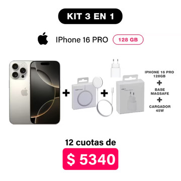 Imagen de Promo Pack IPhone 16 Pro de 128GB + Accesorios