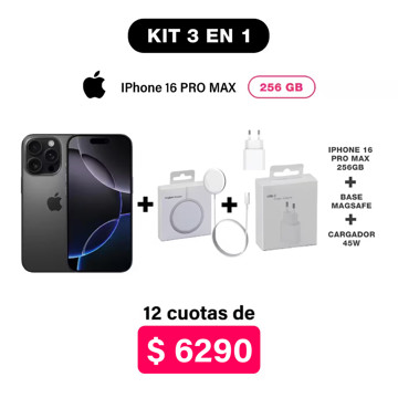 Imagen de Promo Pack IPhone 16 Pro Max de 256GB + Accesorios
