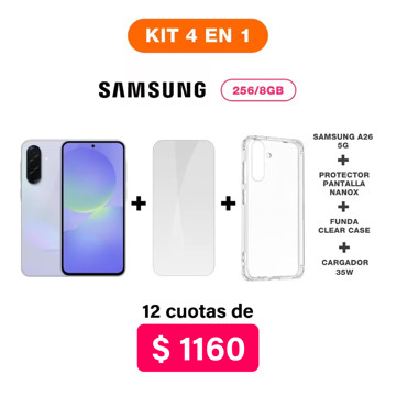 Imagen de Promo Pack Samsung A26 5G de 256/8GB + Accesorios