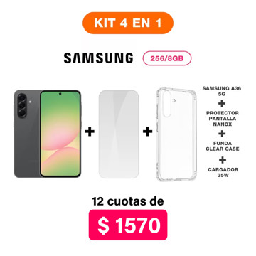 Imagen de Promo Pack Samsung A36 5G de 256/8GB + Accesorios