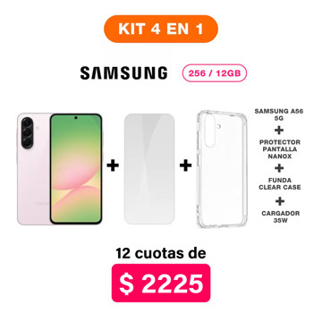 Imagen de Promo Pack Samsung A56 5G de 256/12GB + Accesorios