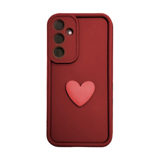 Imagen de PROTECTOR SAMSUNG S25 POP CORAZON BORDO